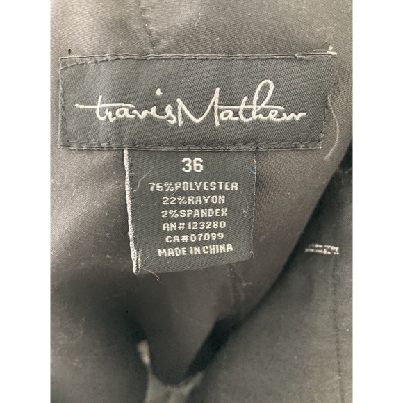 Travis Mathew Golf Shorts Gray Plaid Size 36 - Picture 2 of 3